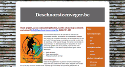 Desktop Screenshot of deschoorsteenveger.be