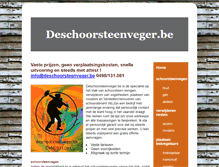 Tablet Screenshot of deschoorsteenveger.be